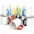 Cana personalizata, maner-buza color